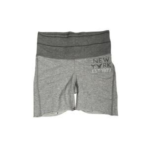 American Eagle Outfitters Gray Fleece New York Yoga
Shorts,‎ Women's XS